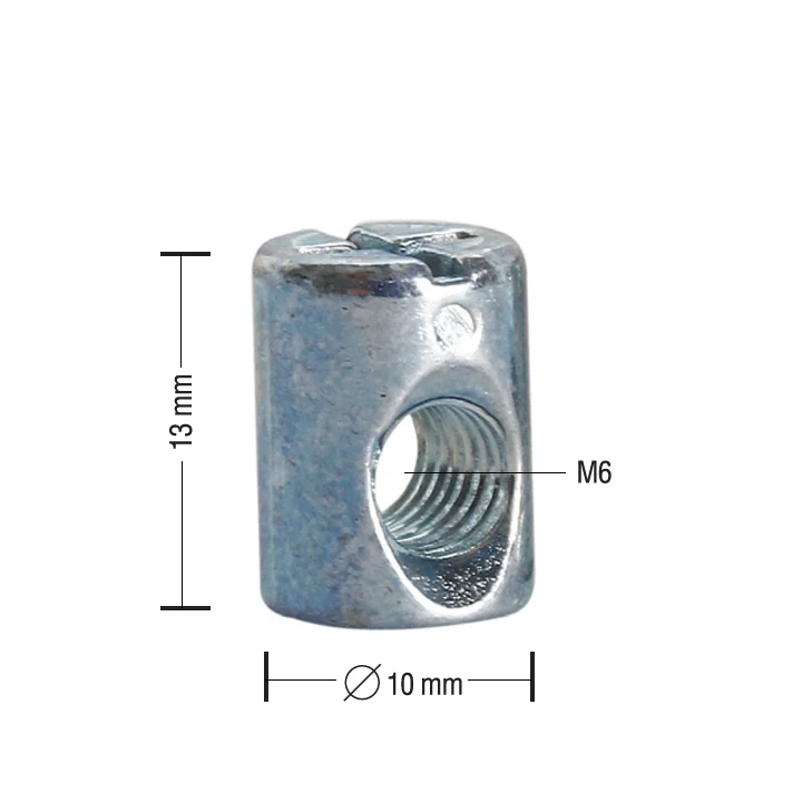 Silindir Somun M6 (10×13)