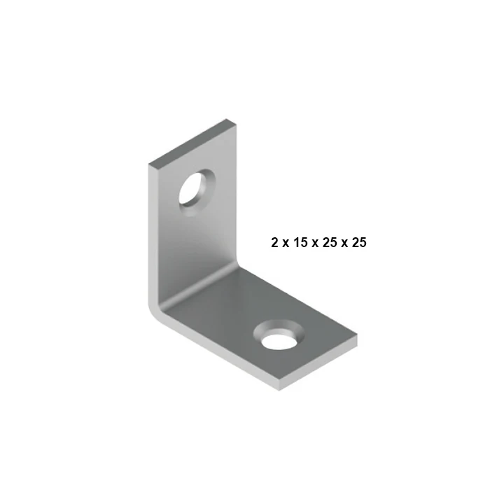 Metal L Gönye (2 x 15 x 25 x 25 )