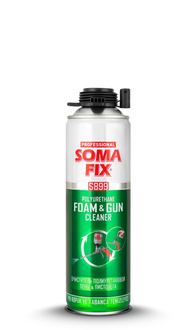 SOMAFİX POLİURETAN KÖPÜK VE TABANCA TEMİZLEYİCİ S899