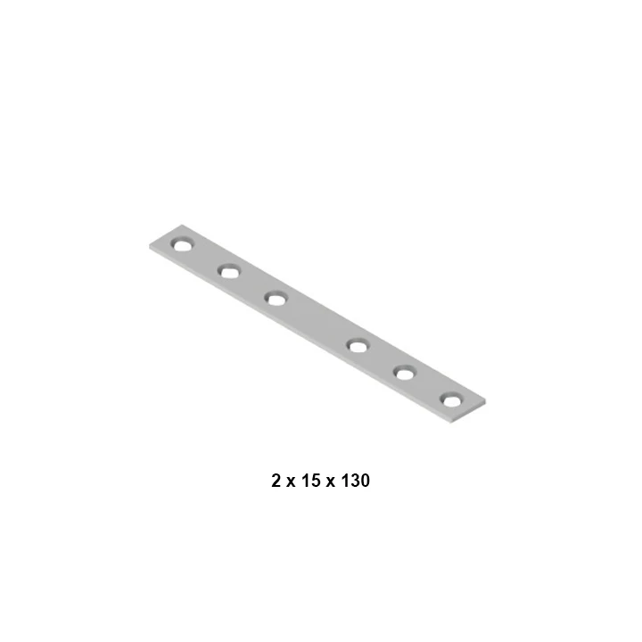 Metal Düz Gönye (2 x 15 x 130 )