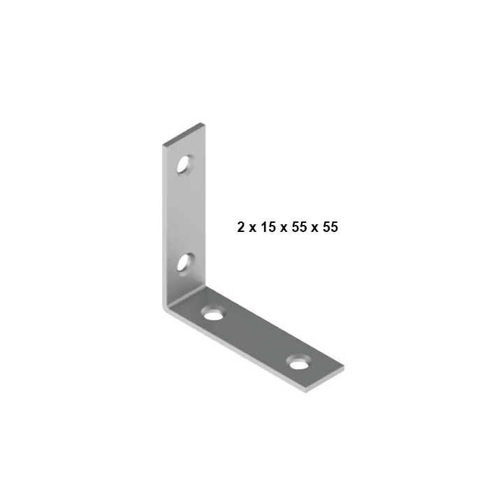 Metal L Gönye (2 x 15 x 55 x 55 )