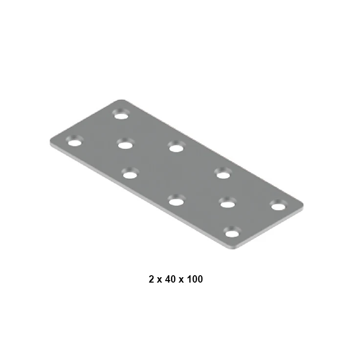 Metal Düz Gönye (2 x 40 x 100 )